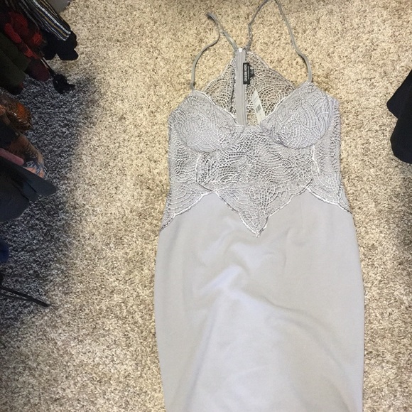 Grey Brand new fashion nova dress Never worn out! - Picture 4 of 7